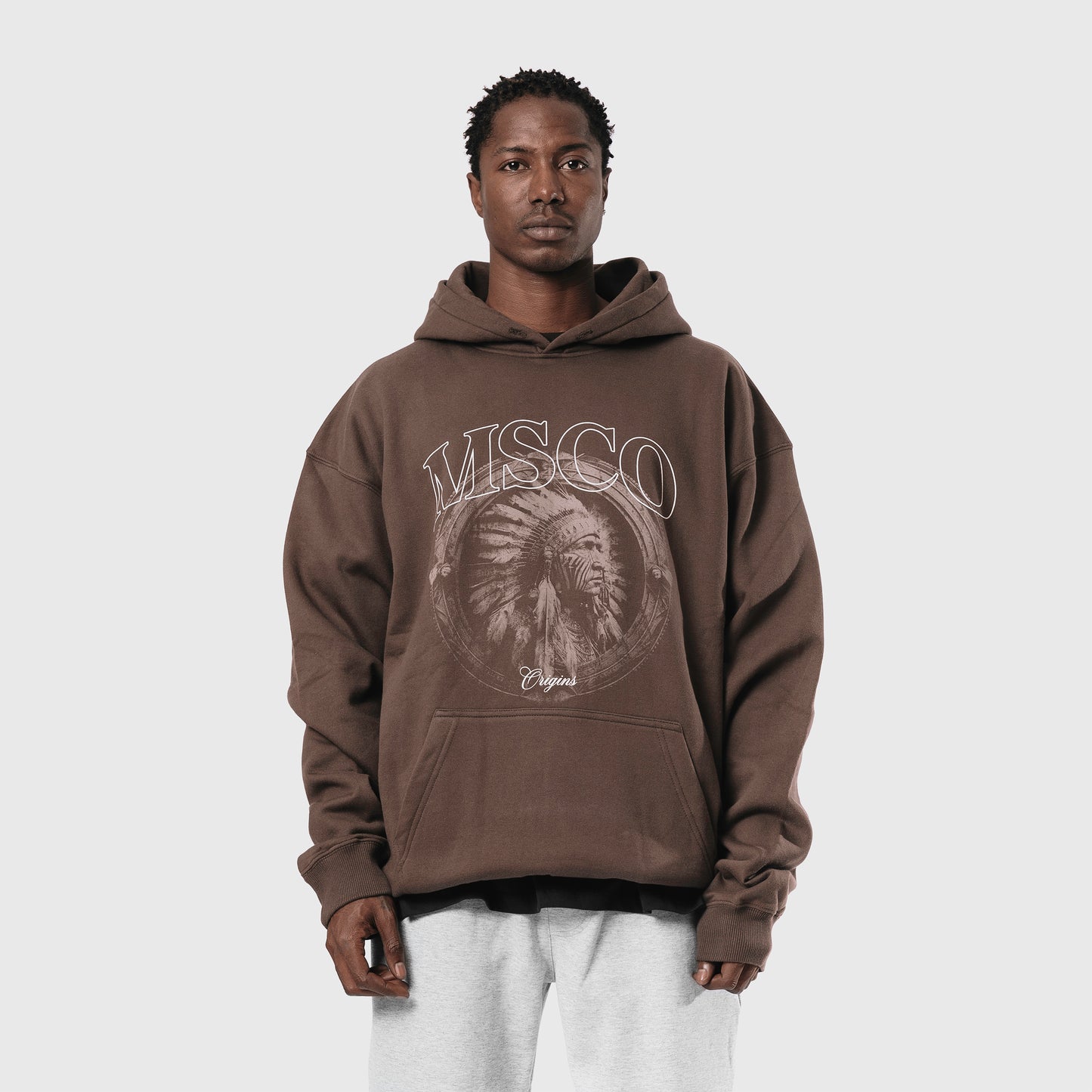 Origins Hoodie Brown