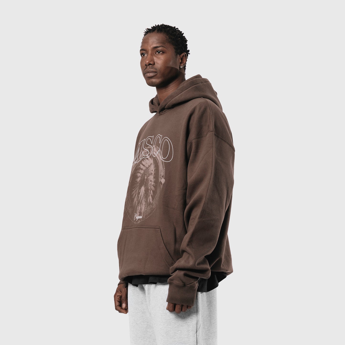 Origins Hoodie Brown