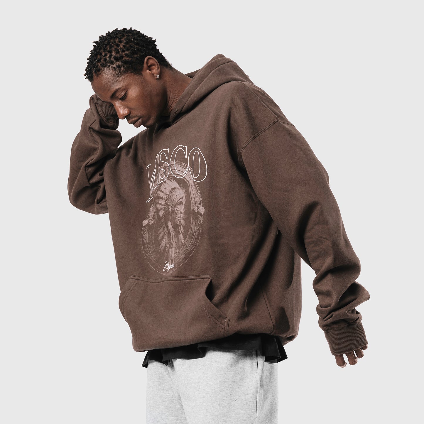 Origins Hoodie Brown