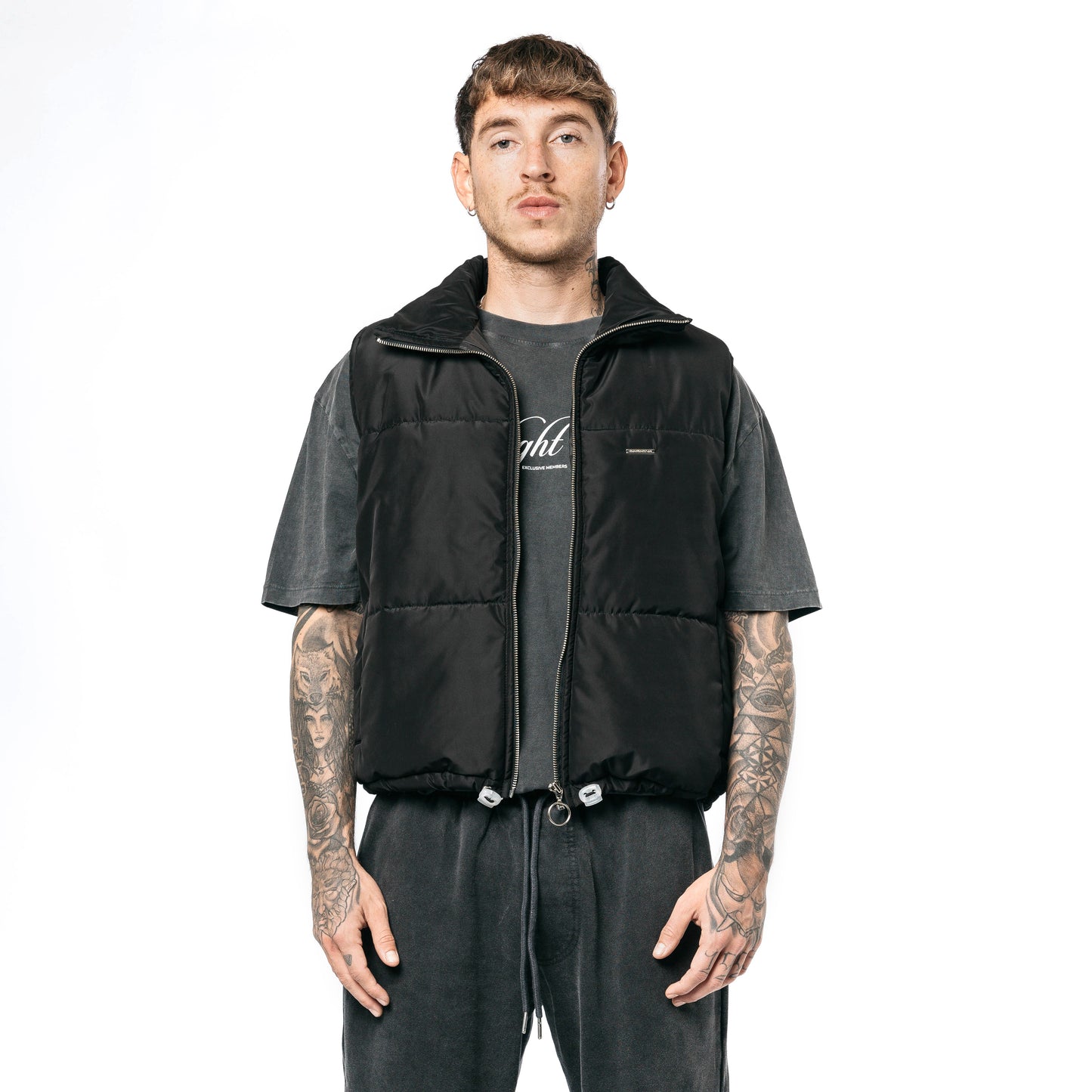 MS Black Puffer Vest